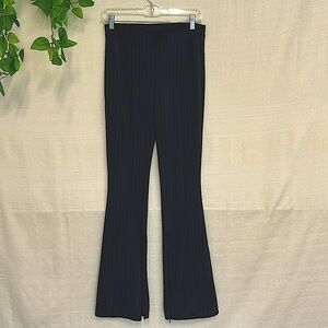Black Flared Stretch Pants